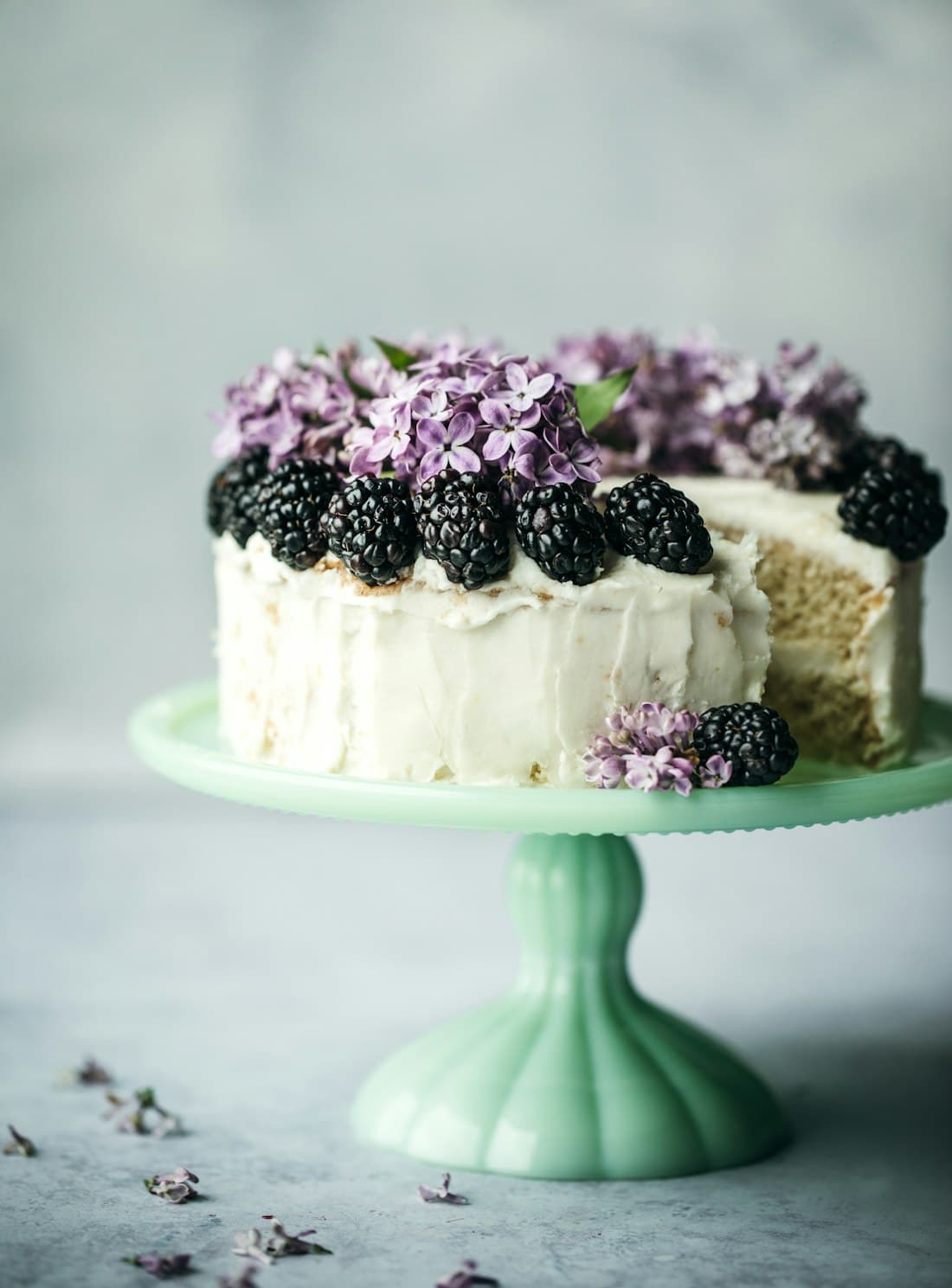 Blackberry Lavender Cake