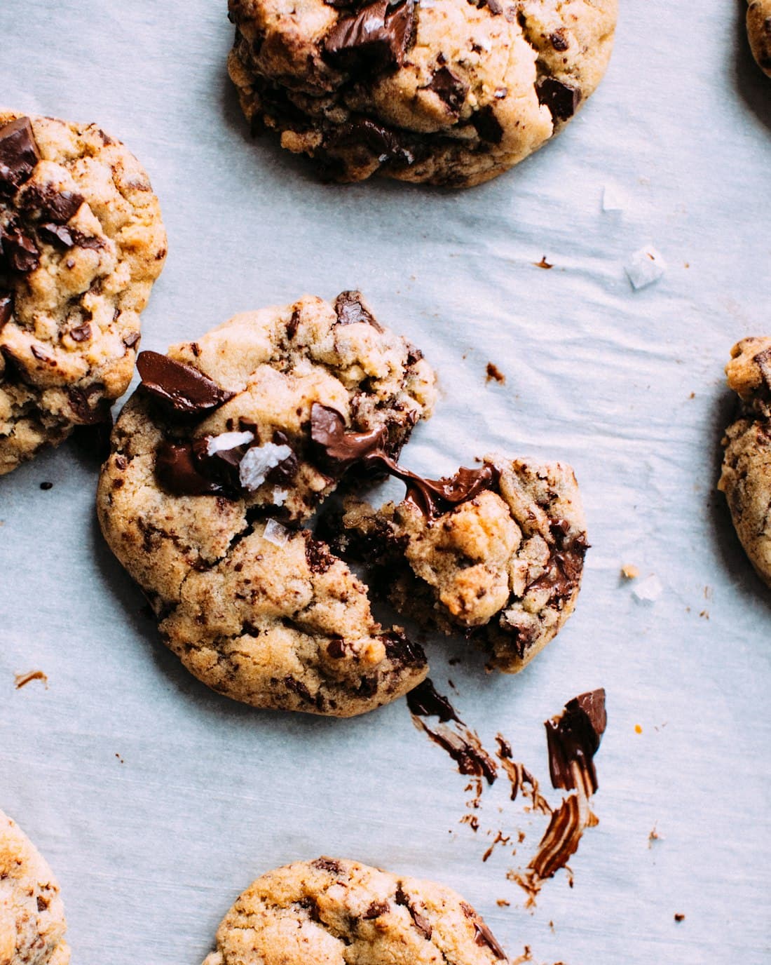 Sea-Salt Chocolate Cookies