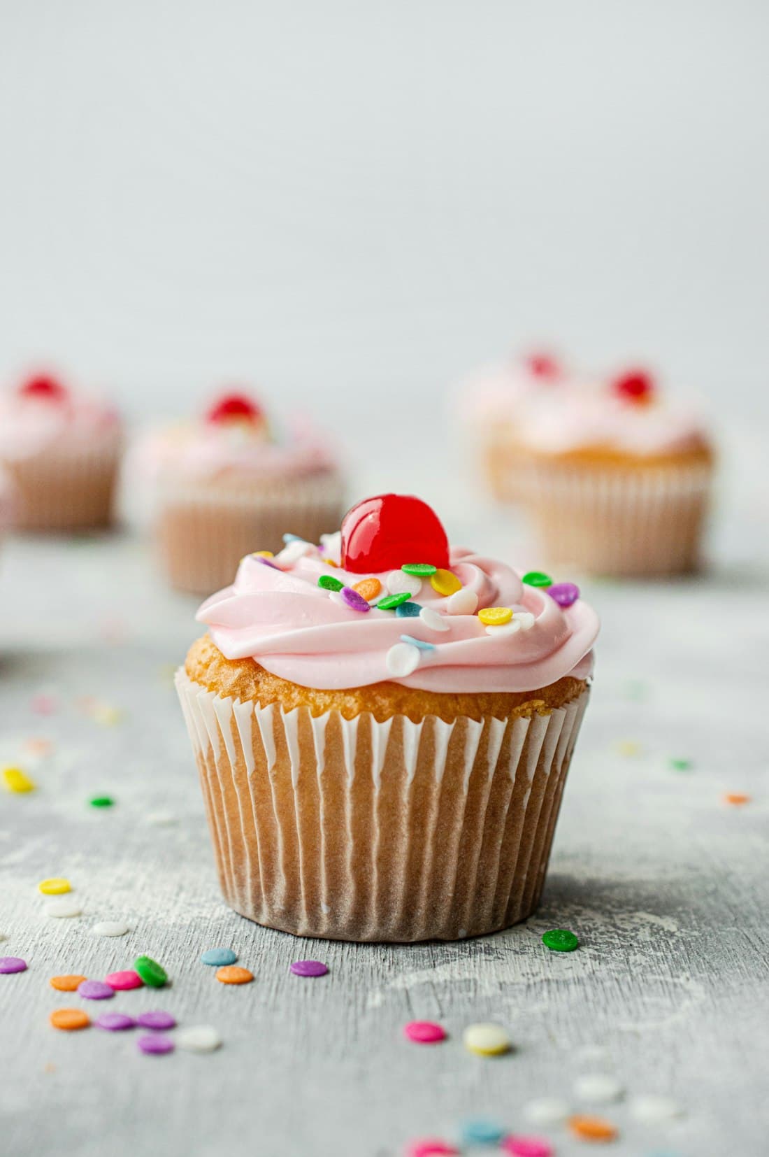 Cherry Blossom Cupcakes
